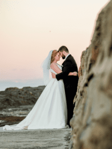 Deanna and Dean at sunset in Wollongong