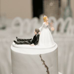 Deanna and Dean cake topper