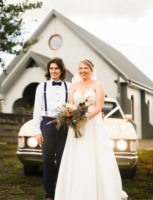 Vintage Church Wedding NSW