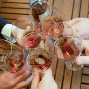 whisky shots before Wollongong wedding