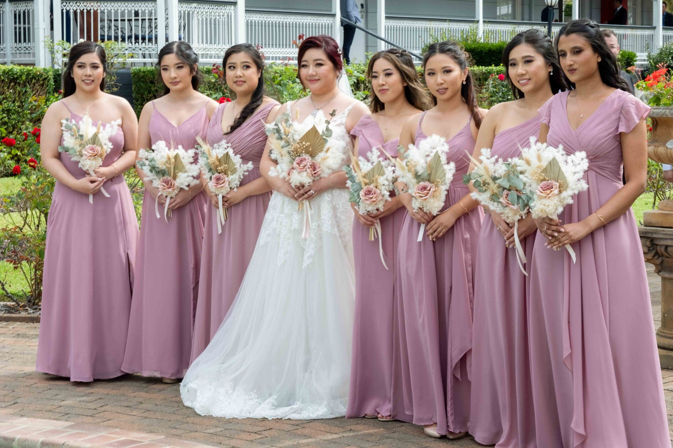 pink wedding colour scheme