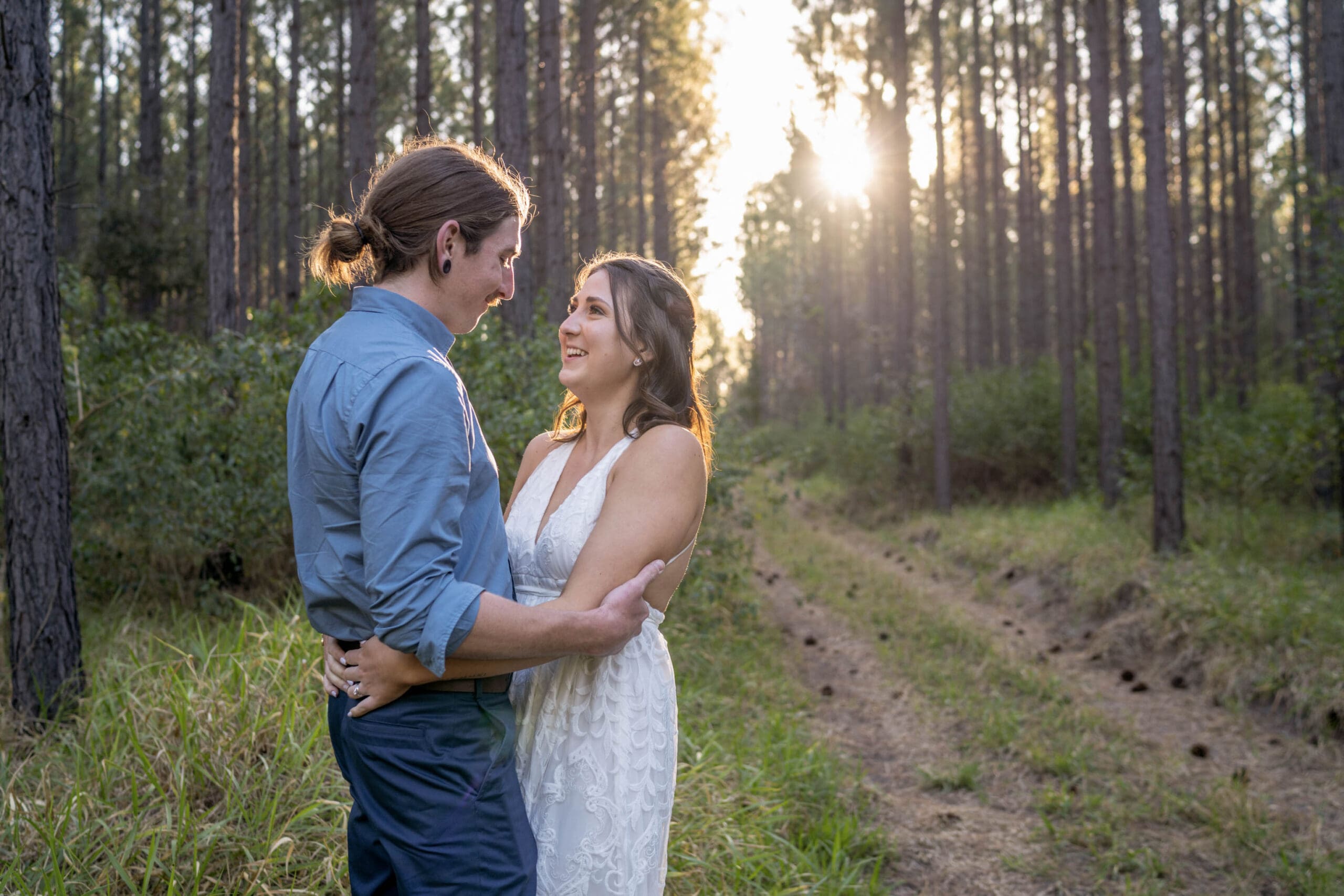 photo of bride and groom after wedding in Brisbane