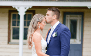 forehead kiss couple wedding poses