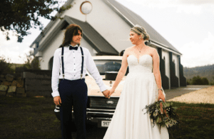 Holding Hands couple wedding poses