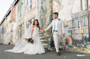 Intimate Stroll couple wedding poses