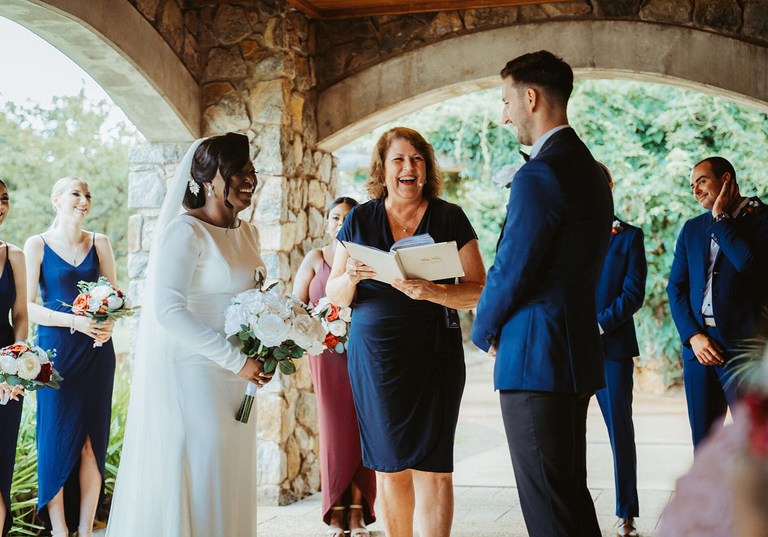 photo of married by Anne celebrant